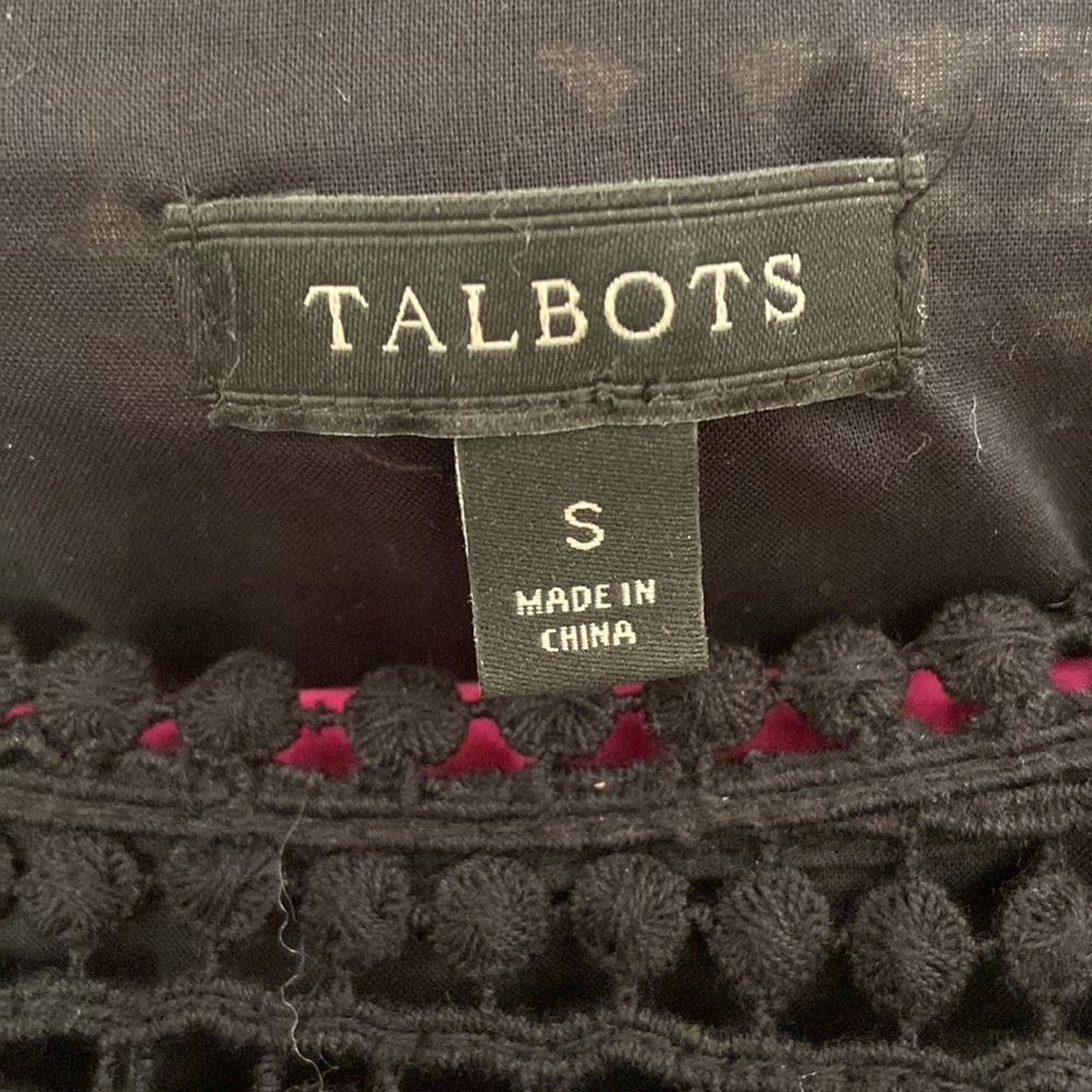 Talbots Crocheted Top - Picture 3 of 5